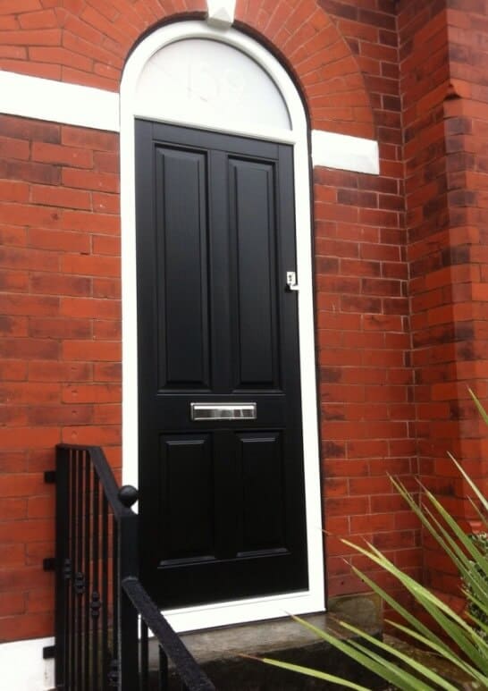 Black Accoya Front Door