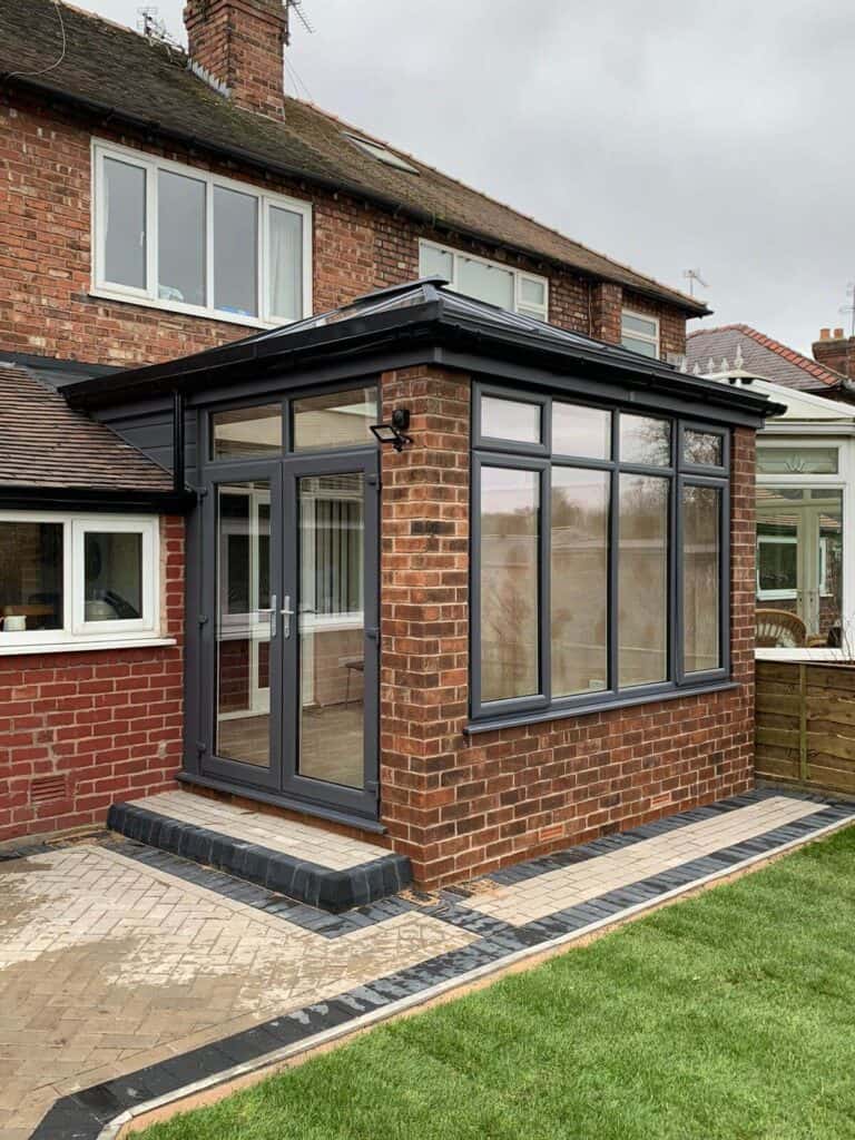 Black uPVC Orangery