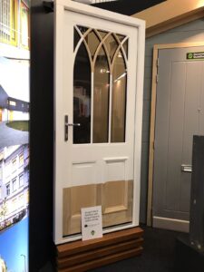 Accoya door in showroom