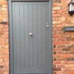 Front timber entrance door