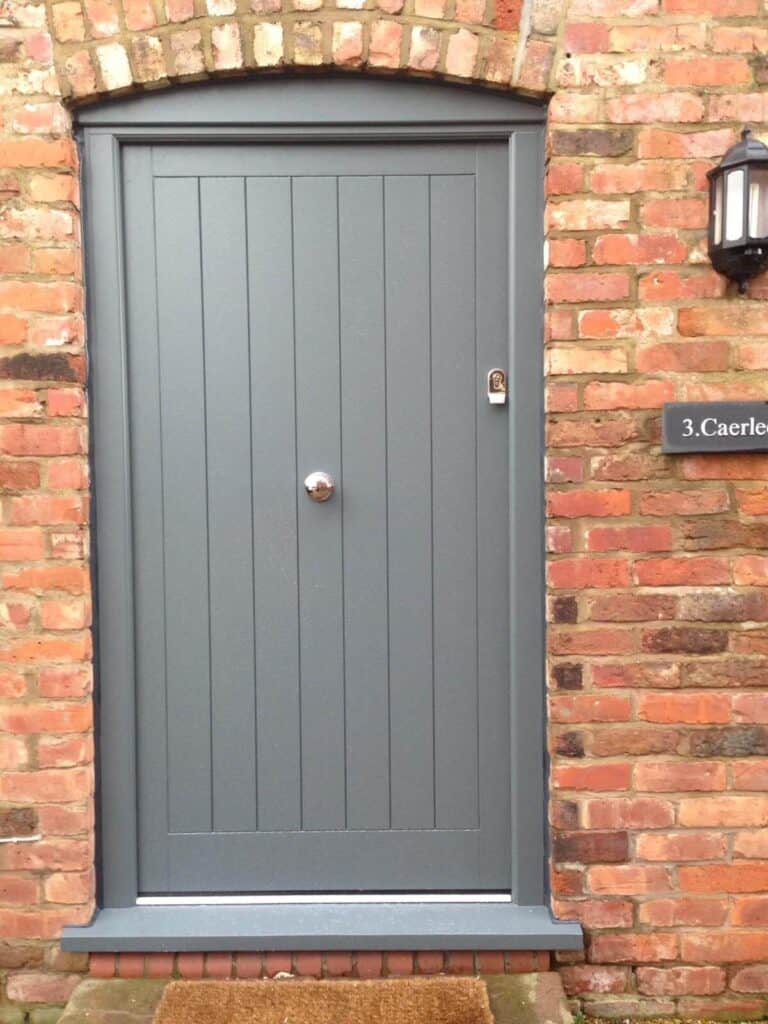 Front timber entrance door