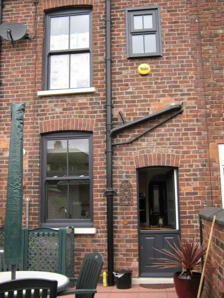 Modern timber windows