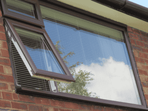 Coloured casement windows