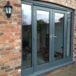 French patio door in grey