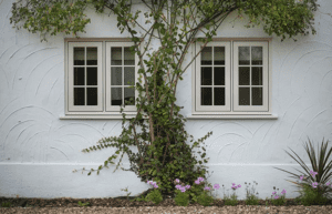 Residence 9 mock wooden windows