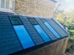 SupaLite Roof With Glass Panels