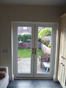 French doors interior