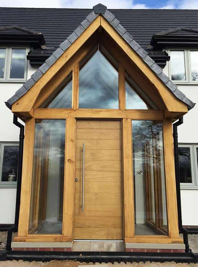 Accoya wood porch door