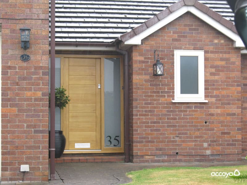 Accoya wood softwood timber door