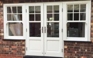 Accoya wood tilt and slide sash window