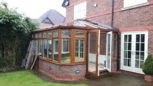 The Leigh family's original orangery