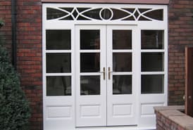 Bespoke timber patio doors