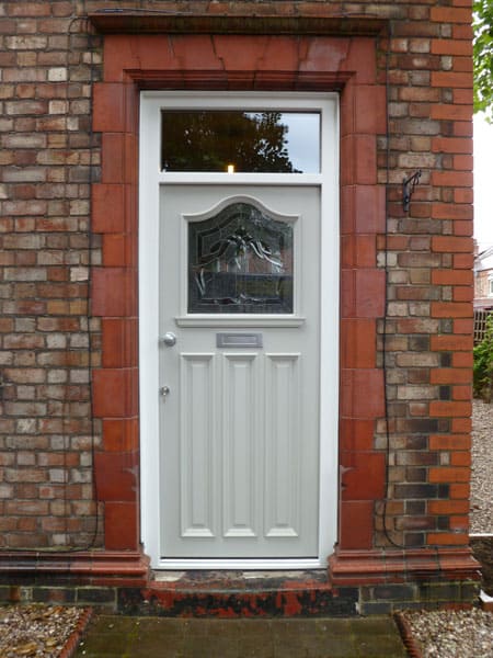 Hardwood timber front door