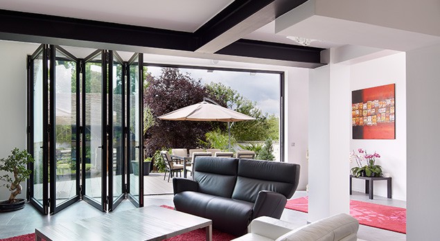 High performance aluminium doors