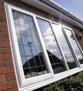 Leaded uPVC windows