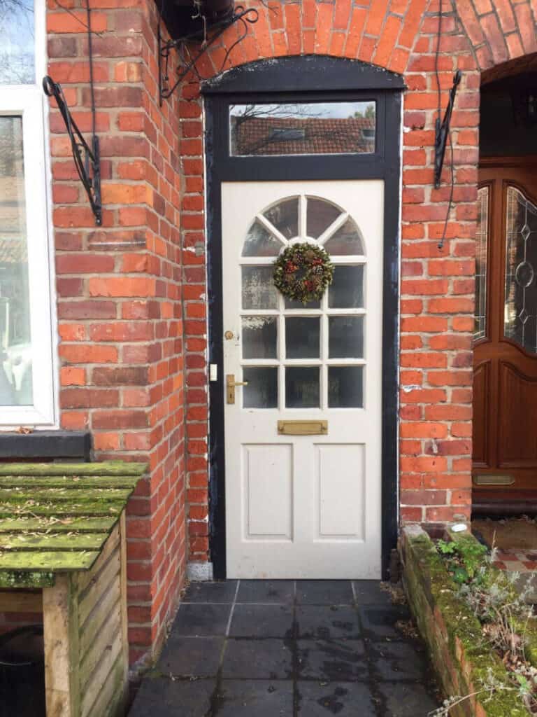 replacement entrance door (before) Knutsford