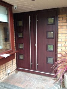 Rosewood composite doors