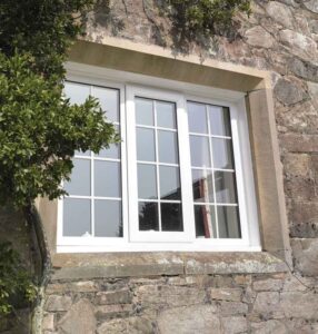 White double glazed uPVC windows