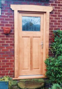 One of our timber doors