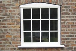 Traditional timber windows with astragal bars