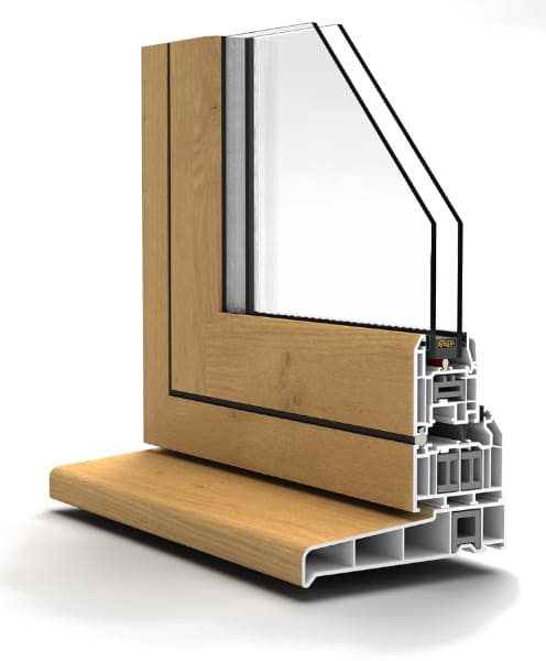 uPVC window profile