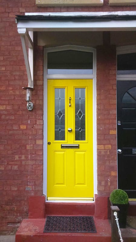 Yellow composite door